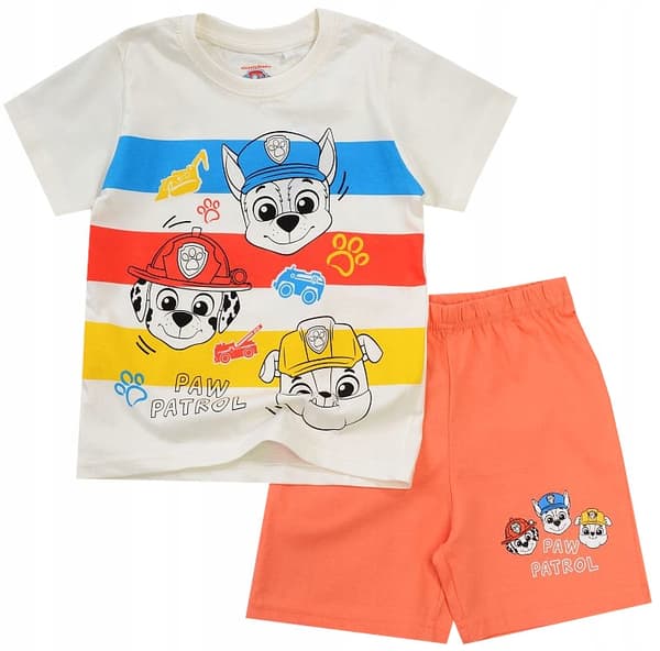 Paw Patrol drengepyjamas med korte ærmer 128