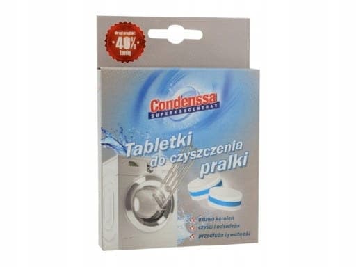 Condenssa pesukoneen puhdistustabletit Duo 2 x 40 g