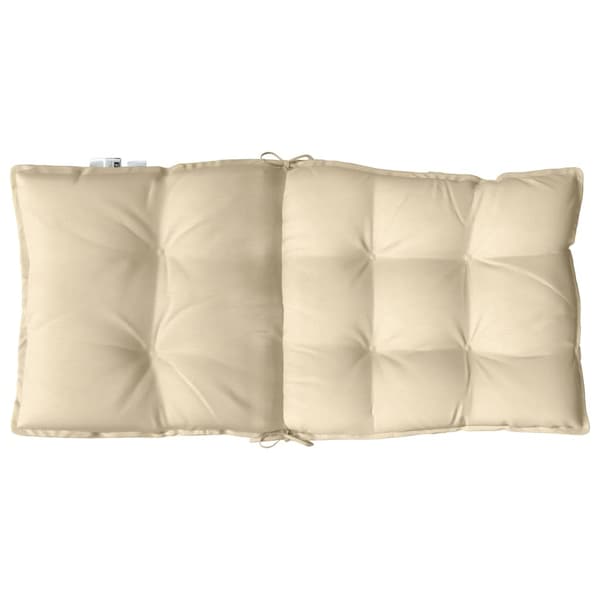 vidaXL lavryggede stolehynder, 6 stk., beige