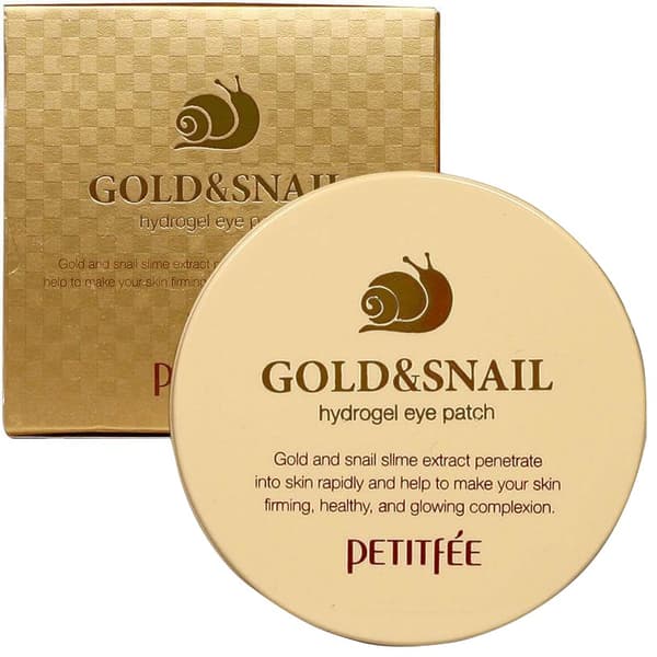Petitfee Gold&Snail hydrogel ögonplåster - 60 st.