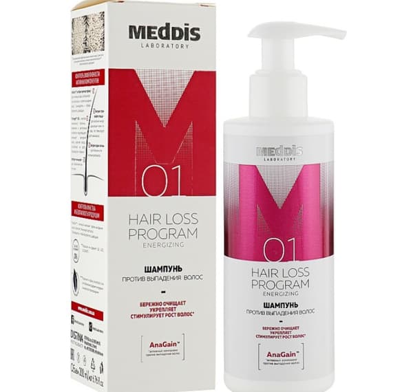 MEDDIS Shampoo mod hårtab, 200 ml