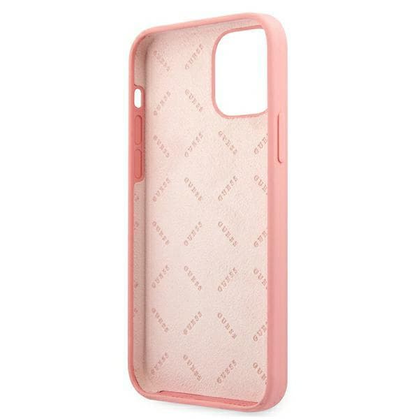 Guess Peony Collection iPhone 12 Pro Max cover, lyserød