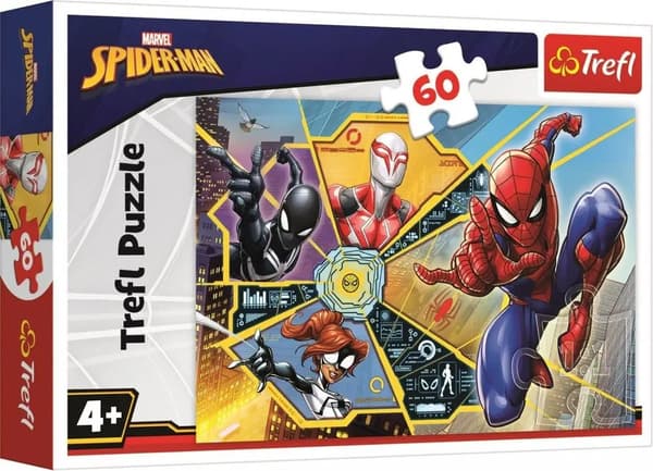 MARVEL SPIDER-MAN 17372 PUSLESPIL MED 60 BRIKKER