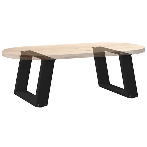 vidaXL sofabordsben, 2 stk., sort, 40x(30-31) cm, stål
