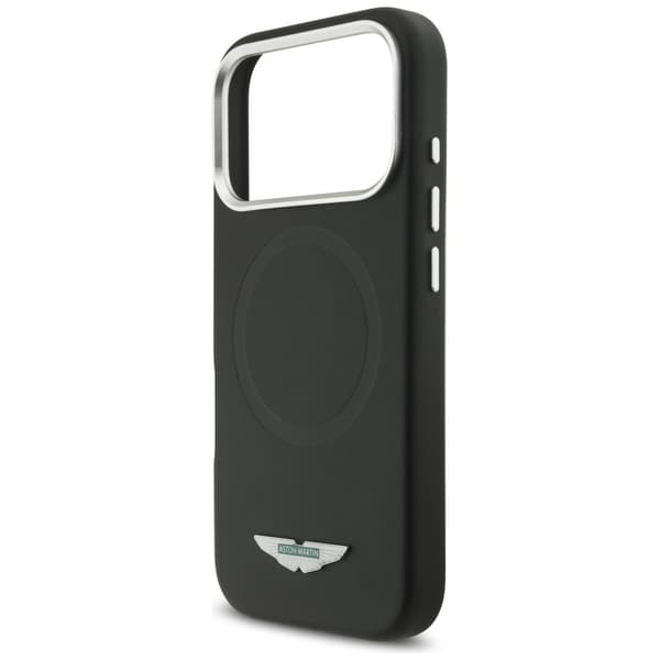 Aston Martin HC FW Logo MagSafe-etui til iPhone 17 Pro, sort