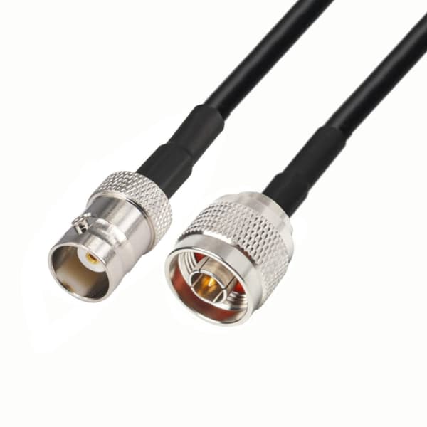 Antennikaapeli BNC-naaras / N-liitin RF5 3m