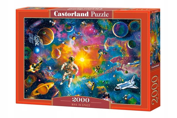 Pussel 2000 bitar Människa i rymden C-200849-2