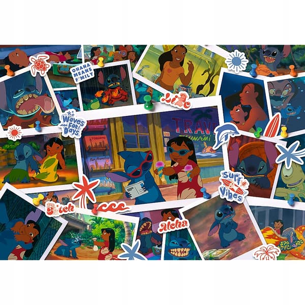 10882 puslespil 1000 brikker - Lilo og Stitch - søde minder