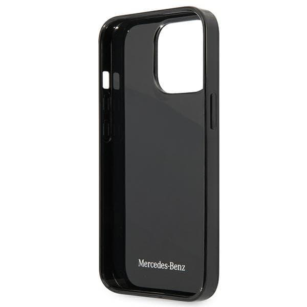 Mercedes Sølvstjernemønster-cover til iPhone 13 Pro / 13, Sort