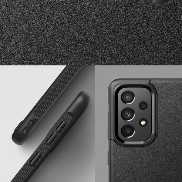 Holdbart og fleksibelt Galaxy A73 Onyx sort cover