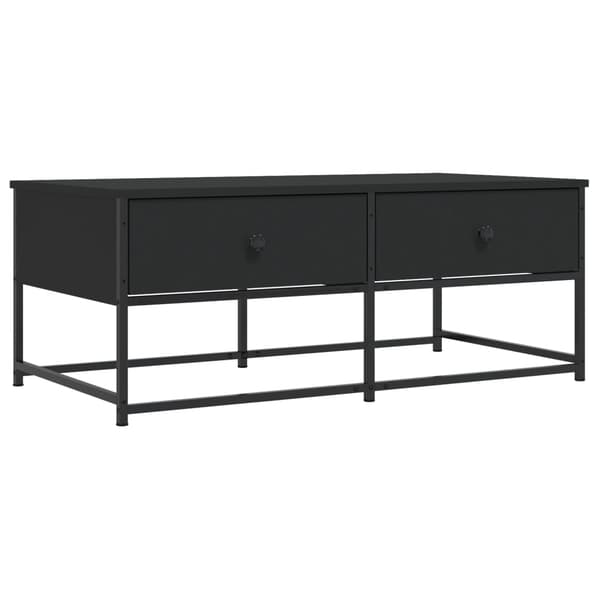 vidaXL sofabord, sort 100x51x40 cm, træbaseret materiale