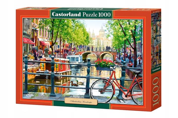 Palapeli 1000 palaa C-103133-2 Amsterdamin maisema