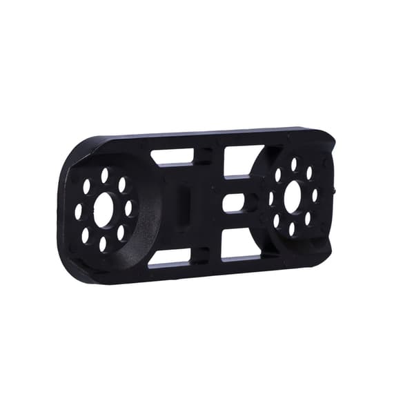 Dobbelt monteringsplade i plastik - L = 80 mm