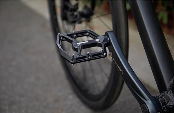 MTB Downcountry Trail Enduro Platform Cykelpedaler Gewage Sort