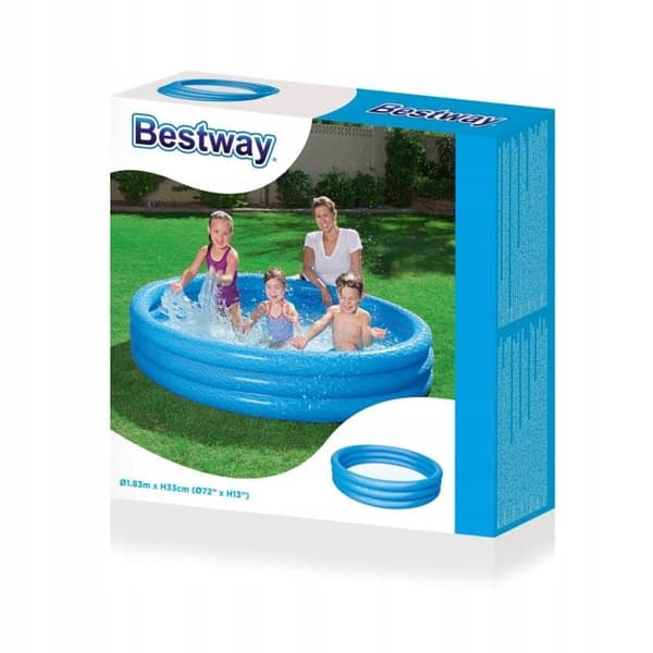 STOR oppustelig rund pool Bestway 30 x 183 cm