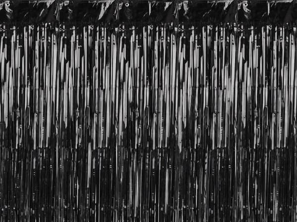Juhlaverho musta 90x250cm