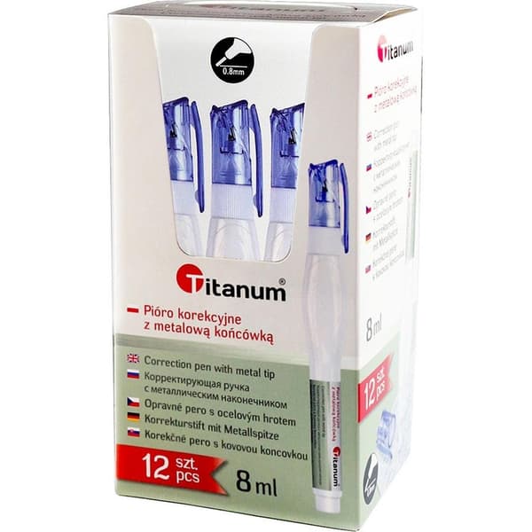 Korrektionspen 8ml (12 stk.)