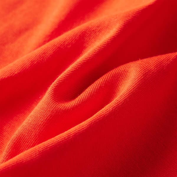 Barn långärmad T-shirt, vibrerande orange, 104
