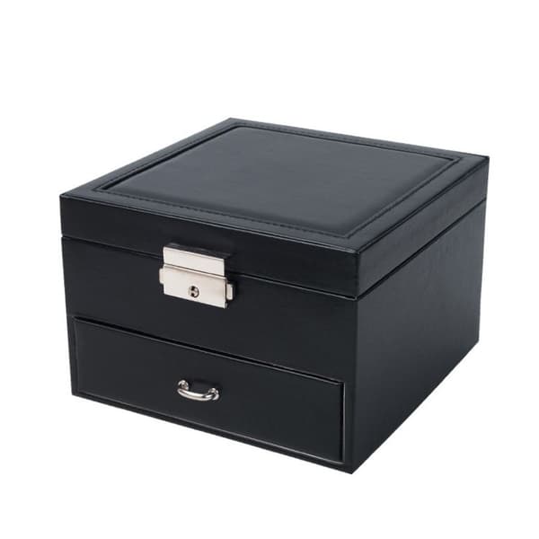 Smykkeskrin, etui, organizer, sort PD148CZ