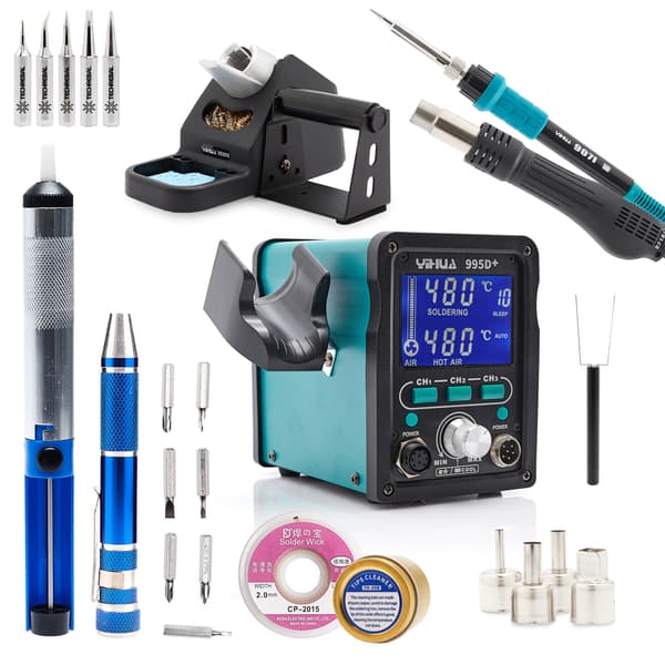 Yihua 995D+ KIT2 2-i-1 loddestation