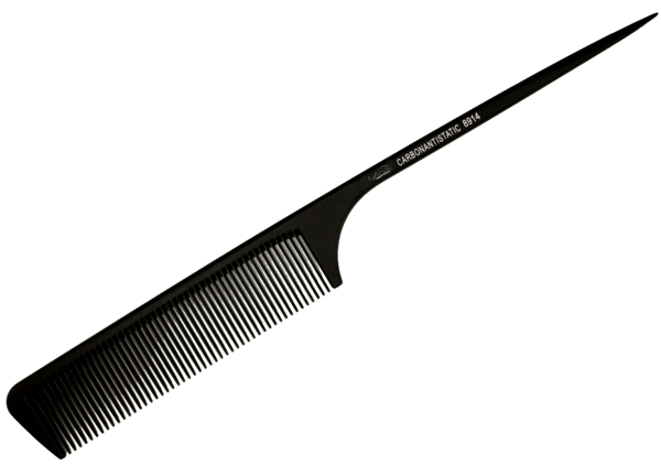 Professionel hårkam til bagredning og styling af hår, kulfiber