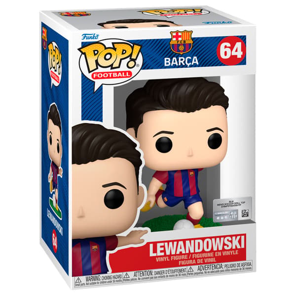 Funko POP FC Barcelona 64 Lewandowski samlerfigur