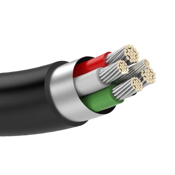USB - mini-USB-kabel 480 Mbps 3m sort