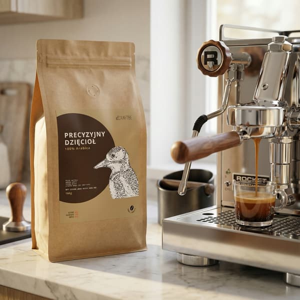 CRAFTBE Kaffebönor Precision Hackspett 1kg Arabica 100% nyrostade