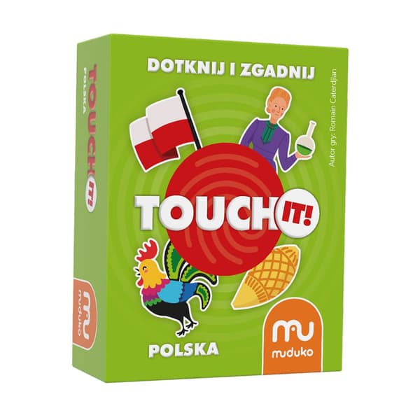 Rör vid det! Rör och gissa. Polska. Brädspel. Muduko