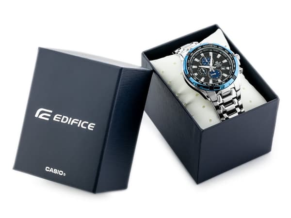 Herrklocka CASIO EDIFICE EFR-539D-1A2 - 10ATM (zd114b) + Låda