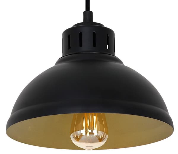 SVEN Sortguld Metal Pendellampe