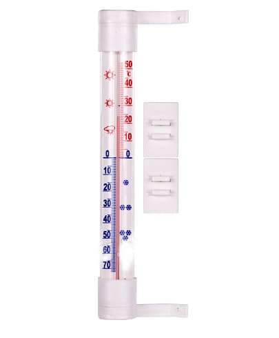 Mellemstor vinduestermometer 23x2,6cm - Bio