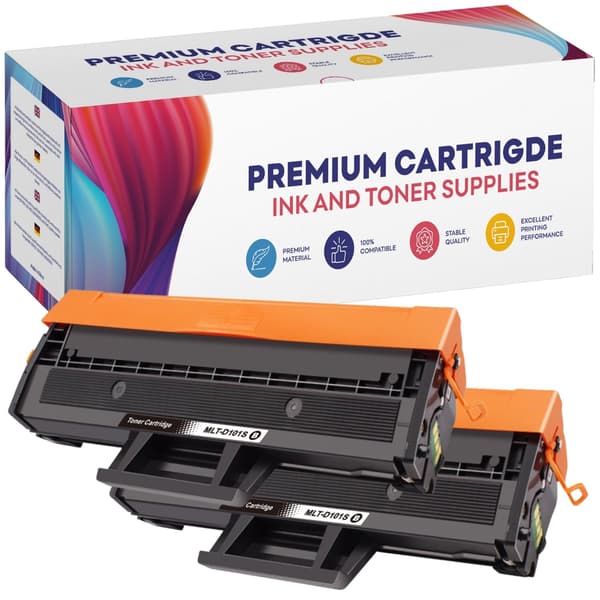2x Toner til Samsung GP-S101S X2 Sort