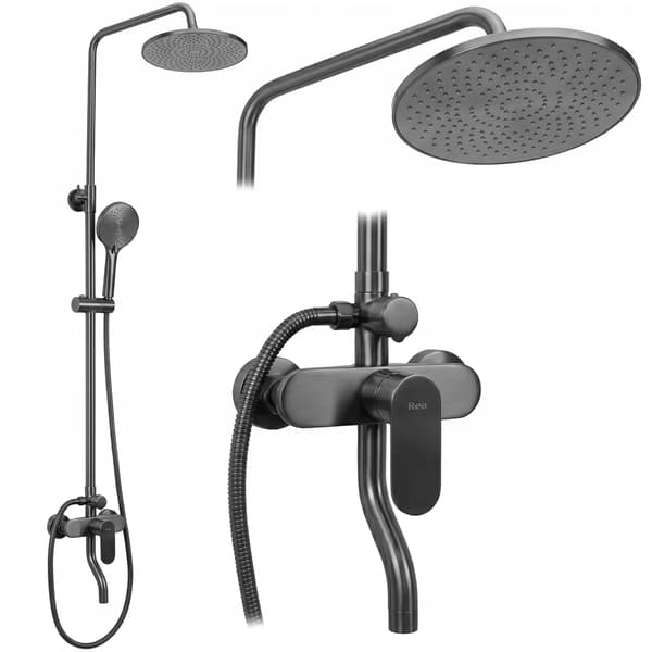Synligt duschset med pip Tytan Shower Drop Rea