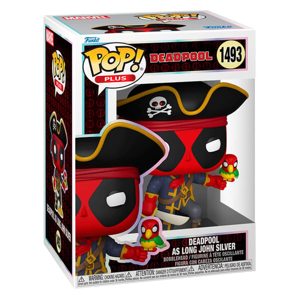 Funko POP Deadpool 1493 Deadpool som Long John Sølv Samlerfigur