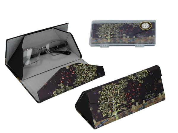 Foldbart brilleetui - G. Klimt, Livets træ (CARMANI)