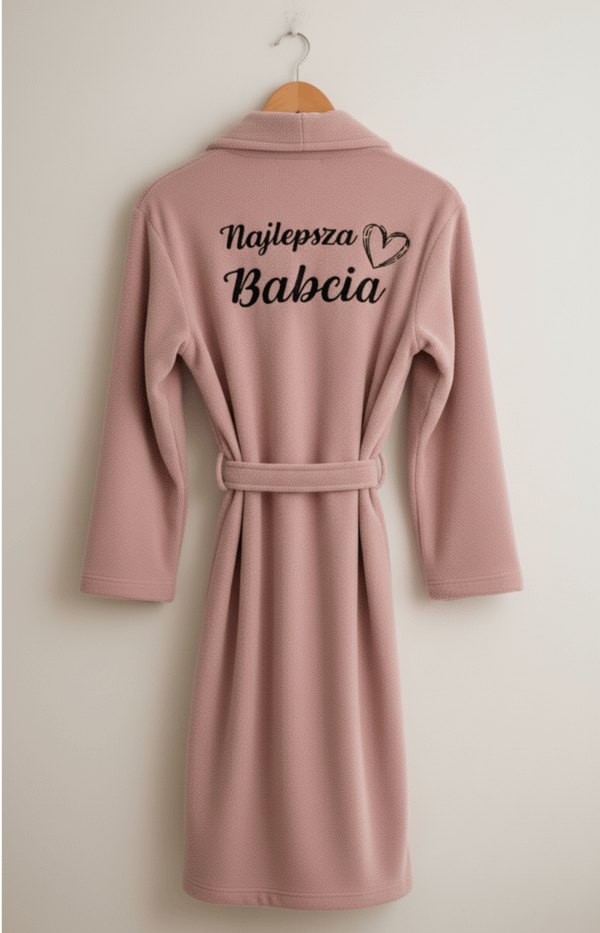 Dambadrock til bedstemor med broderi bedste bedstemor S/M rosa