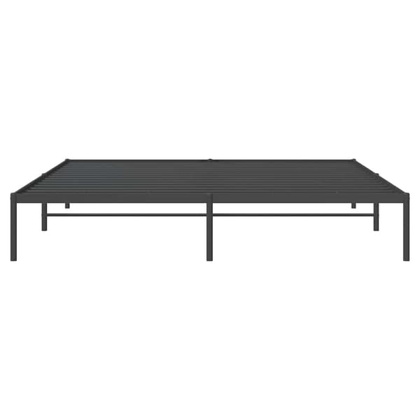 vidaXL metalsengestel sort 180x200 cm