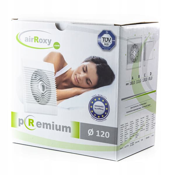 Premium 150 Standard badeværelsesventilator