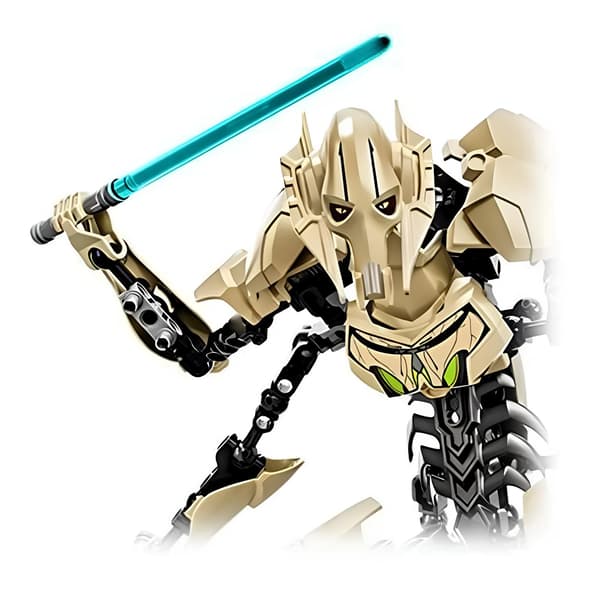 Rymdgeneral Cyborg samlarfigur 32 cm sci-fi-figur