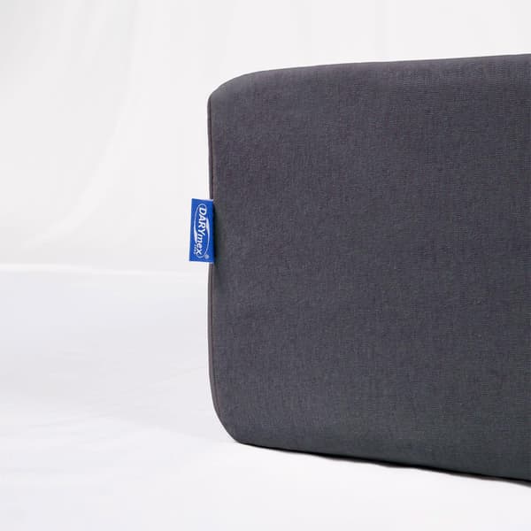 Stræklagen 200x220 elastisk JERSEY 100% BOMULD mørkegrå