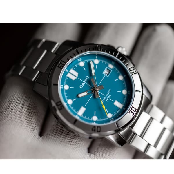 Herrklocka CASIO MTP-VD01D-3E2 (zd185h) + Låda