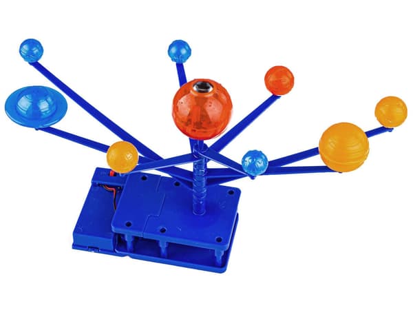 2-i-1 Montessori solsystemset + projektor visar planeter