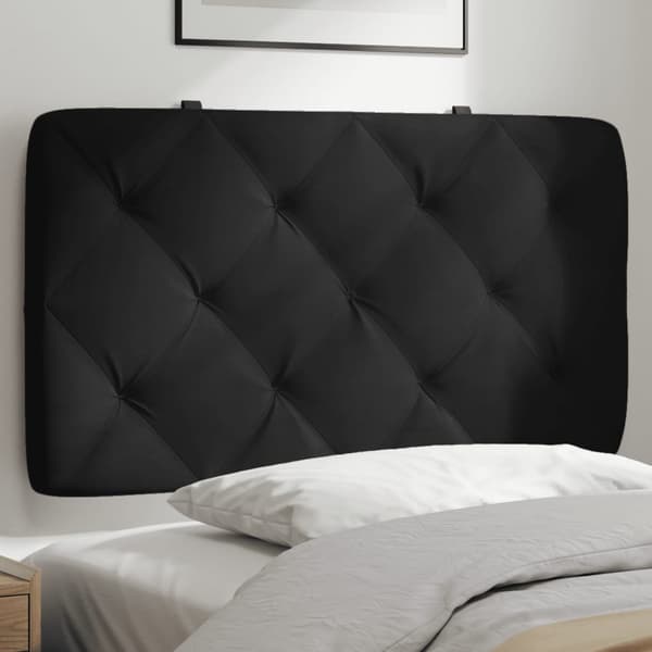 vidaXL hovedgærdehynde, sort, 90 cm, fløjl