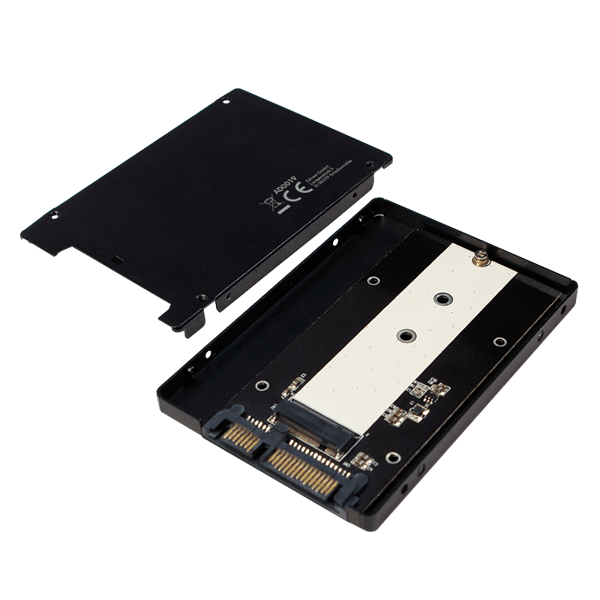 M.2 SSD til SATA 2,5" adapter LogiLink NGFF B+M PC/bærbar bootdrev