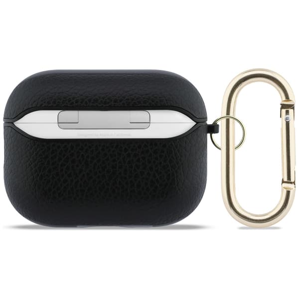 Guess Grained Classic Logo-etui til AirPods Pro 3, sort