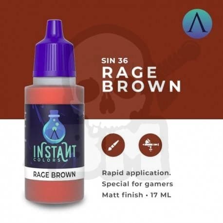 SIN-36 Skala Farve Instant Rage Brun