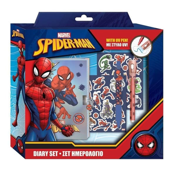 Spiderman UV-pen dagbog