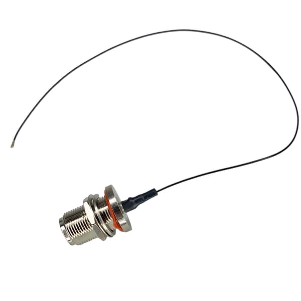 Pigtail MHF4 stik / N-fatning RF0.81 80cm
