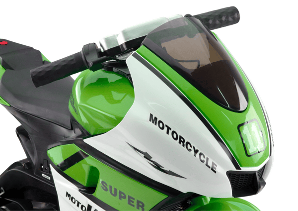 Børnetrecykel HT-5188 LED-lys MP3 grøn